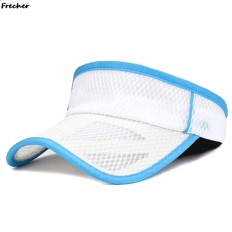 Children Tennis Caps for Beach Sports Sun Hats Kids Headband 2023 Summer Fitness Cap Hollow Mesh Breathable Visors Hat Outdoor