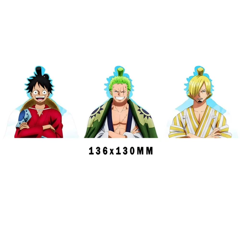 

Кавайные аниме-наклейки One Piece с градиентом, водонепроницаемые, для скейтборда, ноутбука, багажа, декоративные наклейки с персонажами Луффи, Зоро, Санджи, мультяшные наклейки-игрушки