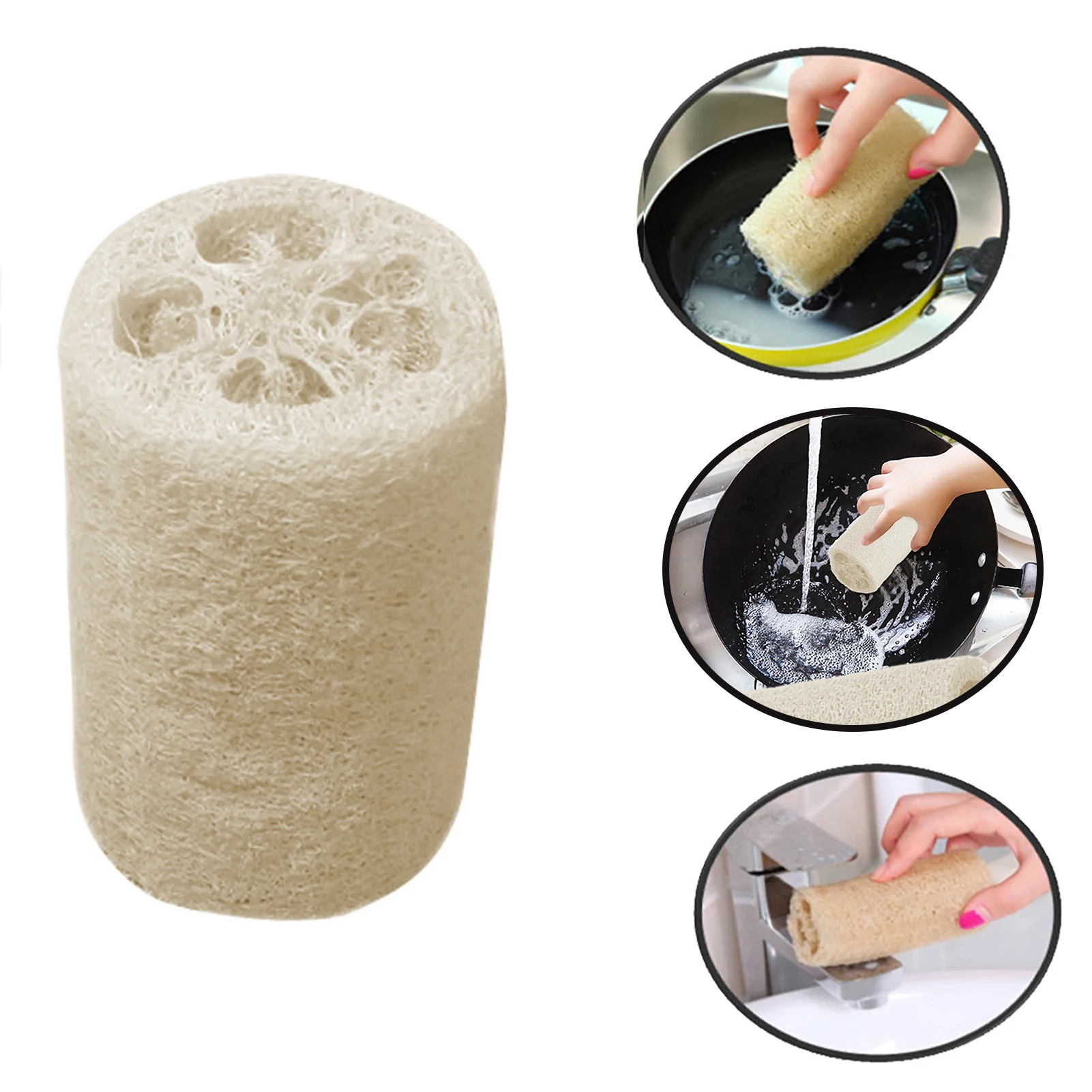 Natural Loofah Sponge Egyptian Organic Loofah Sponge Organic Luffa Bath Shower Sponge Exfoliator Scrubber For Men Women Adults