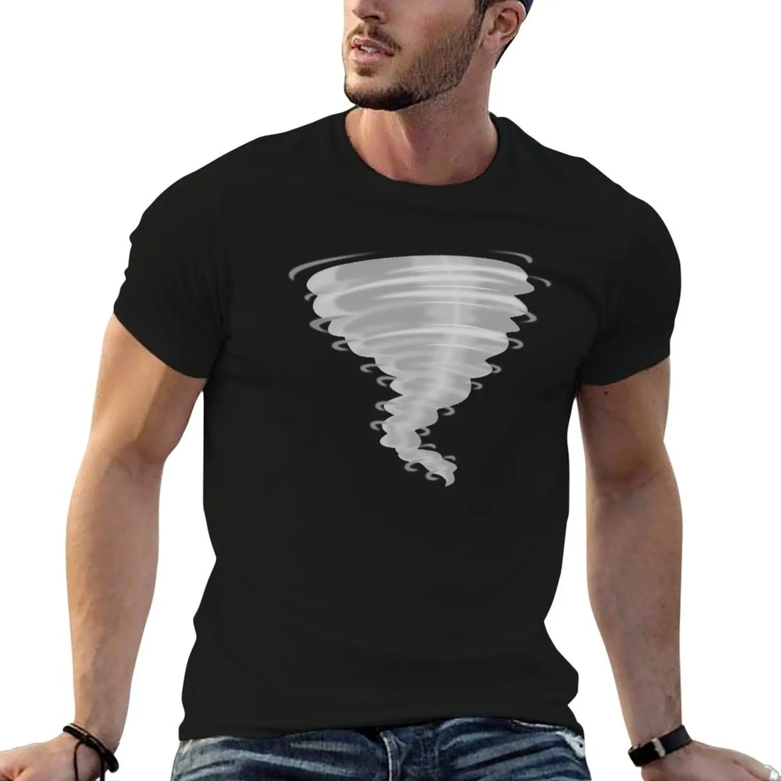 Tornado T-Shirt korean fashion cute tops Men's t-shirt