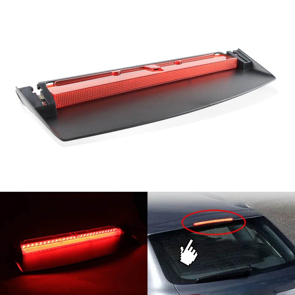 1 × ثلاثة مصباح فرامل LED ارتفاع جبل أضواء الإشارة الخلفية تحذير وقوف السيارات الذيل مصباح لأودي RS5 كوبيه كواترو/A5 S5 كوبيه/سبورتباك