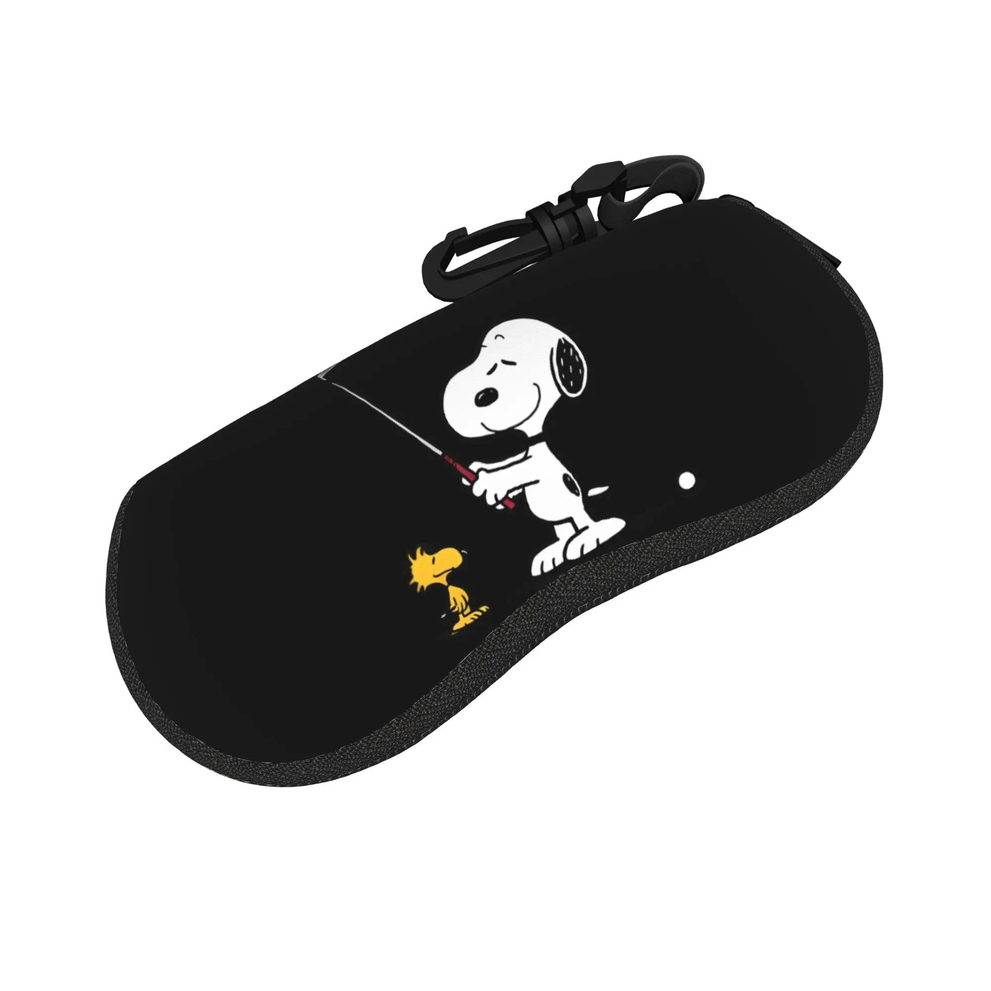 Playing Golf Glasses Case Men Women Portable Accessories Snoopys Cartoon Dog Glasses Storage Box Protector Eyewear Container