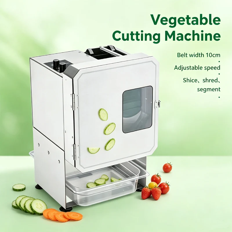 Household Portable Electric Vegetable Slicer Shredder Segmenter For Commercial Scallion Processing Vegetable Cutting Machine