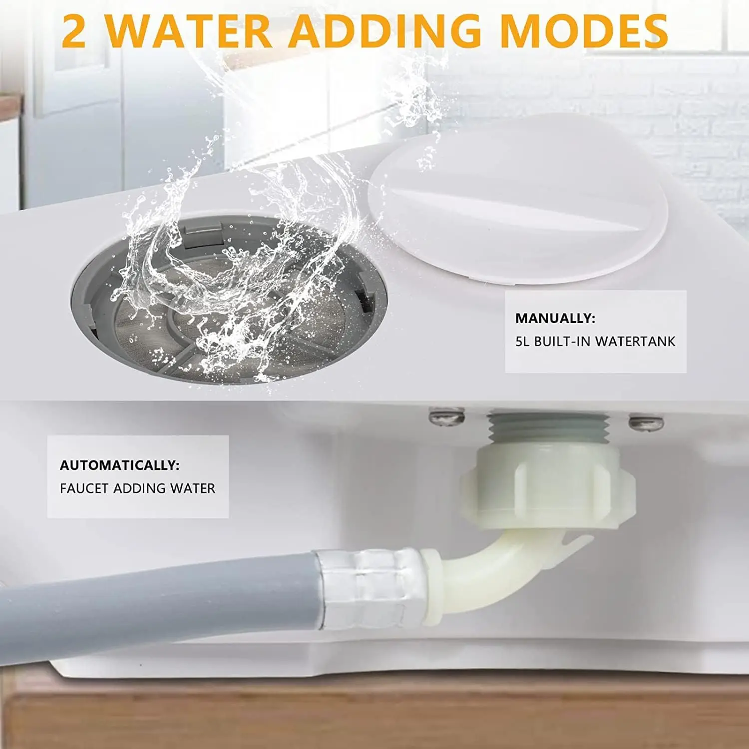 Lavastoviglie lavastoviglie da appoggio 5L da incasso aer ank, nessun gancio necessario, 5 anelli Progras, funzione Air-y, F