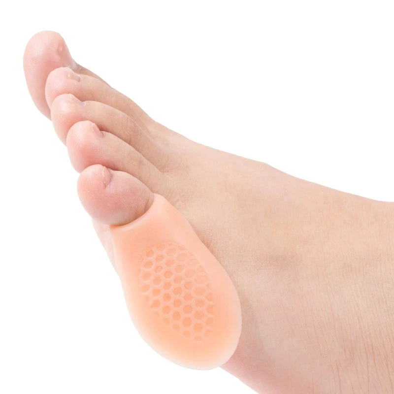 1/10/100Pairs Silicone Toe Covers Comfortable Big Toe Separator Protector Foot Care Accessory for Toe Fingers Spacers Orthopedic