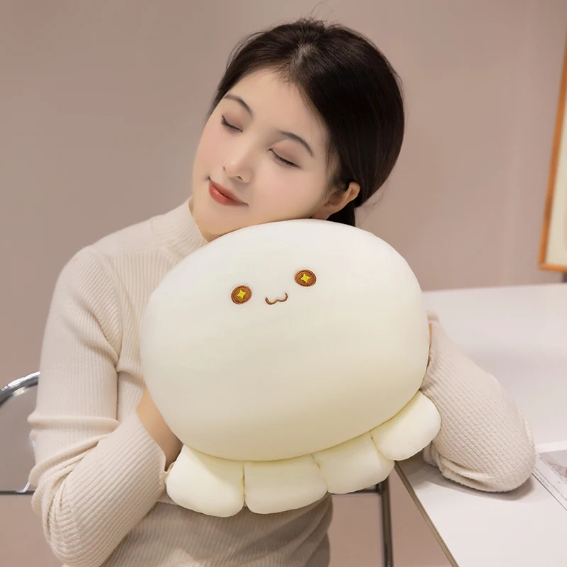 New Funny Cute Multiple Styles Anime Cartoon Octopus Ball Hands Warmer Plush Pillow Soft Comfy Warming Hands  Pillow Nice Gift