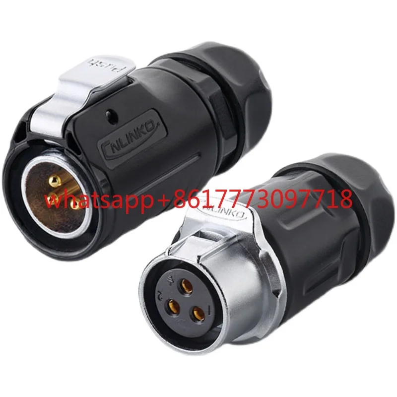 Enchufe de aviación de acoplamiento LP20-2 core 3 457 core 9 core pantalla LED de 12 pines, conector macho