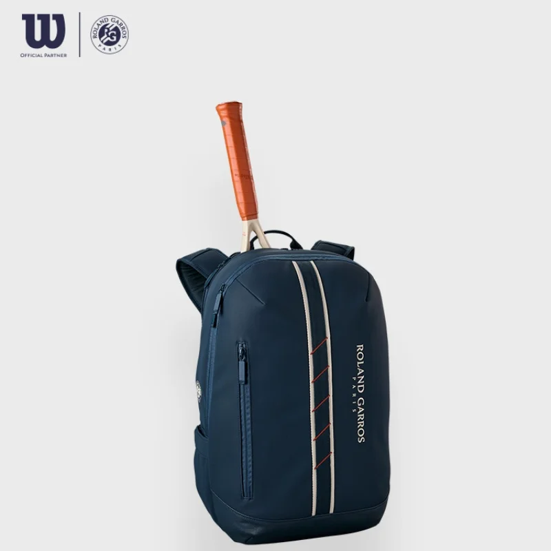 

Теннисная сумка Wilson 2025 года, французский открытый совместный многофункциональный профессиональный теннисный рюкзак большой вместимости, макс. для 2 ракеток