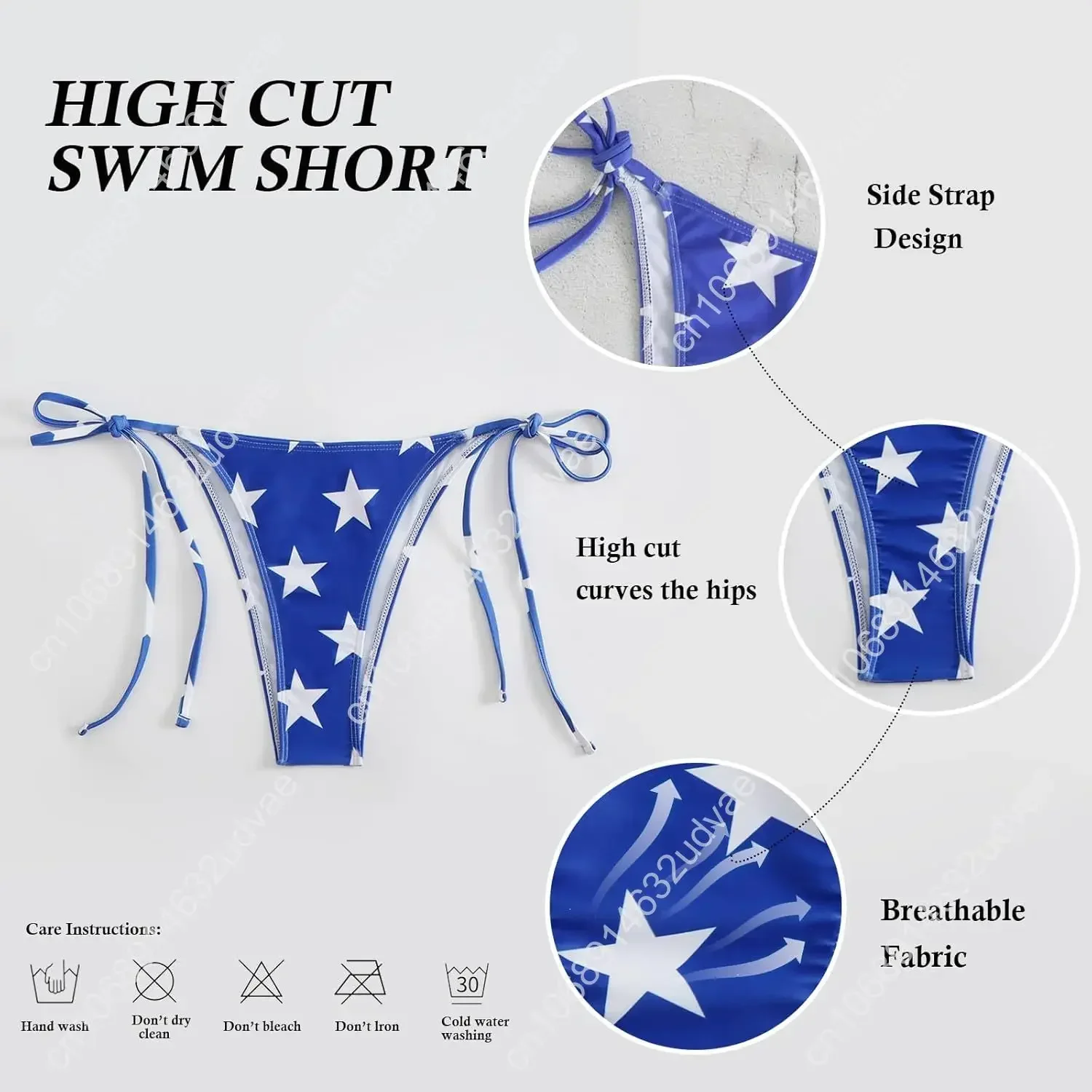 Womens One Piece Swimsuits-Sexy Deep V Neckline Tummy Control Bathing Suit Slimming Mesh Swimwear view 4