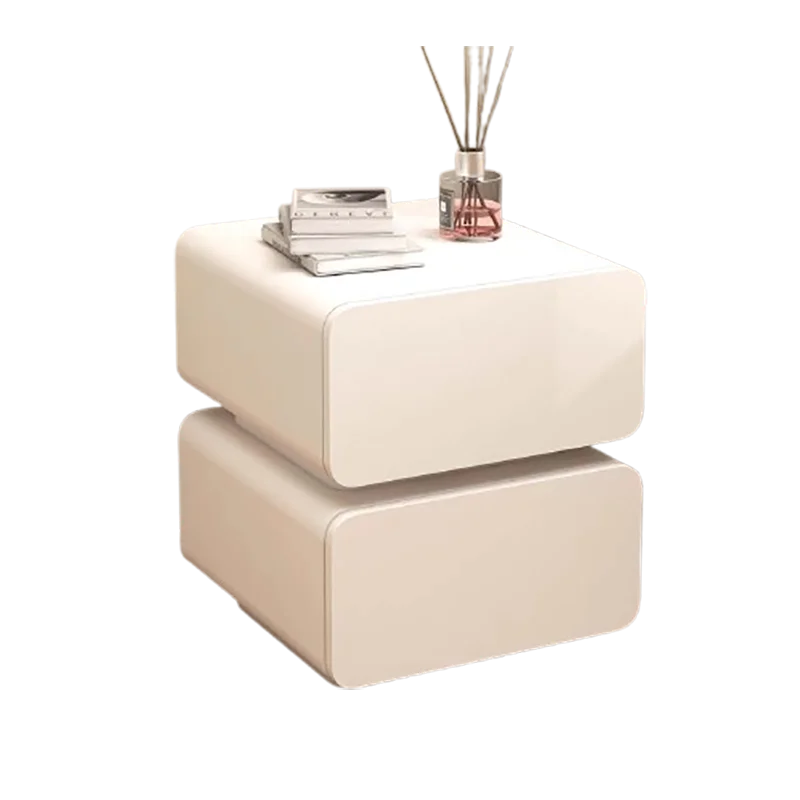 Luxury Premium Bedside Table With Light Trendy Bedroom Cute Nightstands With Secret Compartment Design Criado Mudo Furniture