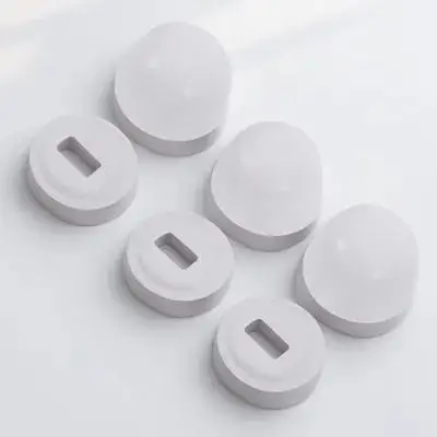 

Plastic Toilet Bolt Covers Decorative Cap For Bowl Installation Accessories Universal Anchor Screw Replacement Caps