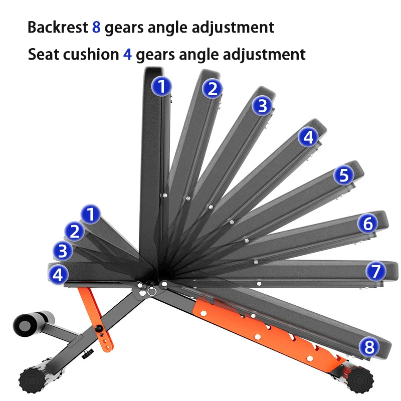 Multi-functional Professional Bench, Adjustable Dumbbell Stool, Household Fitness Chairs