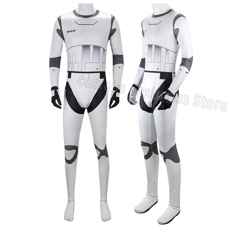 Stormtrooper cosplay adult jumpsuit star cosplay white soldier costume Halloween cosplay costume