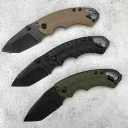 KS 8750BLKBW Shuffle II Multi- Function Folding Knife Blackwash Plain Blade Outdoor Hunting Defense Survival Knives