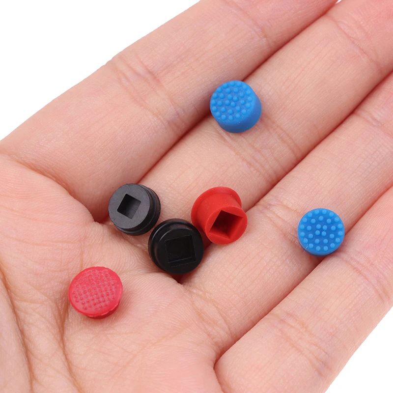 5pcs Laptop Nipple Rubber Mouse Pointer Cap for Thinkpad/HP/Dell Little Red Cap for Lenovo Keyboard Trackstick Guide