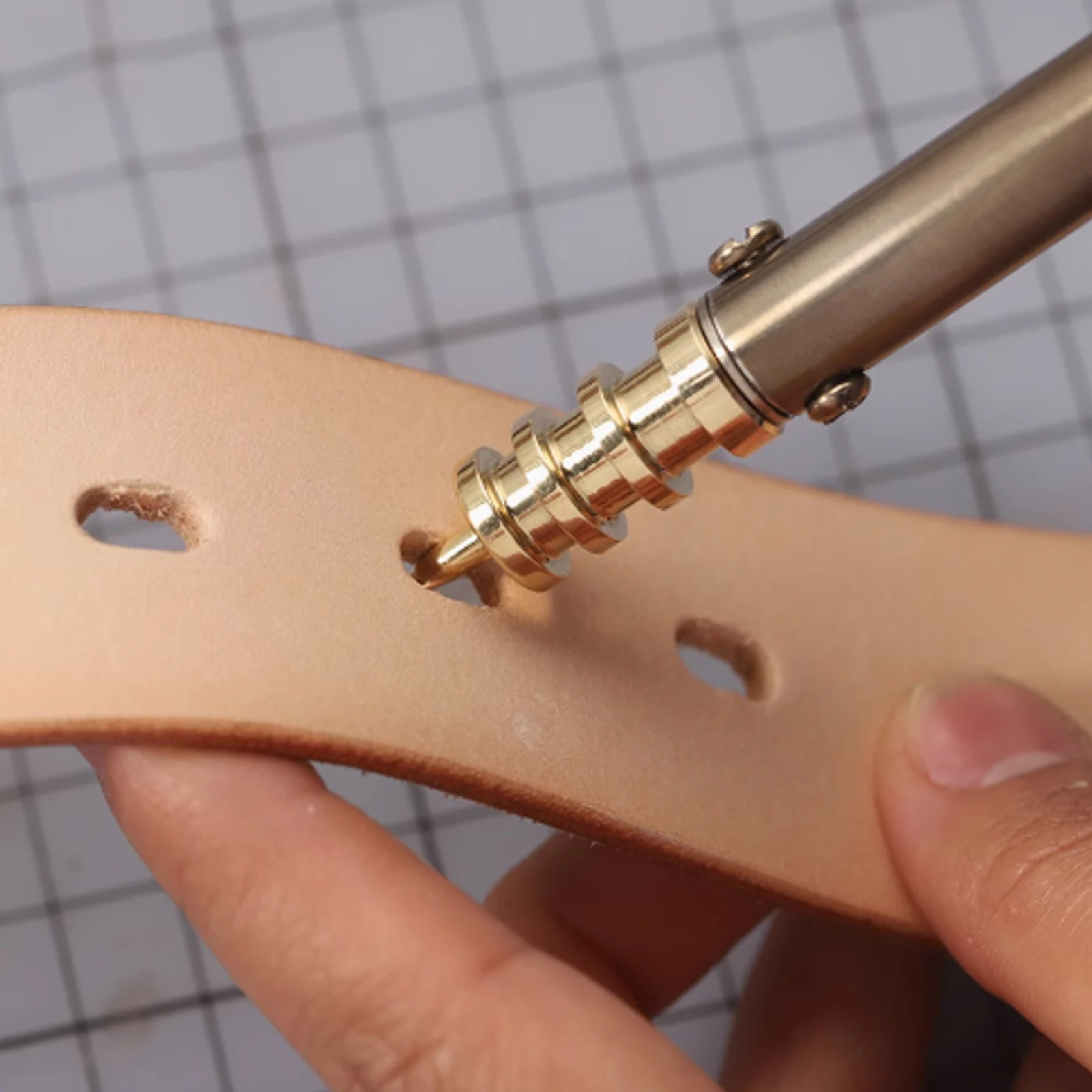 رأس هيمينغ نحاسي متعدد الطبقات، رأس نحاسي من مكواة اللحام لختم وإزالة الشعر بالشمع بنفسك #5