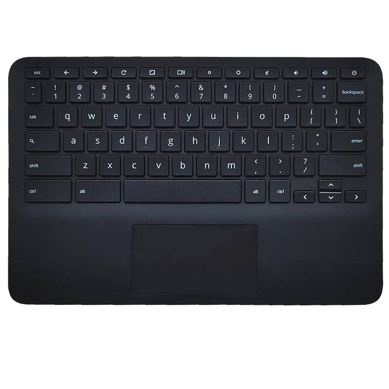 New Laptop Palmrest Top Case Keyboard US For Chromebook 11 G9 EE M51829-001 Black