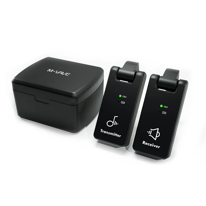 

Hooqu Electric Guitar Wireless Receiver Transmitter 2.4g Transceiver Instrument Hair Dryer Replaces Audio Cable