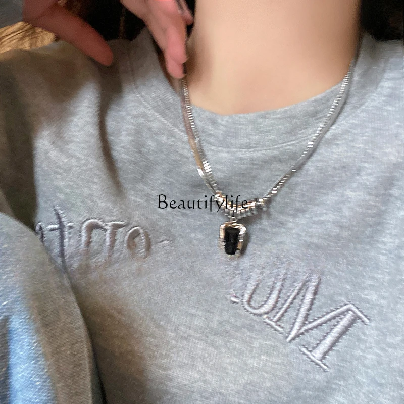 Sweater Necklace Women's Fall/Winter Hot-Selling Accessories Niche Design Sweet Cool Sweater Chain Fashion