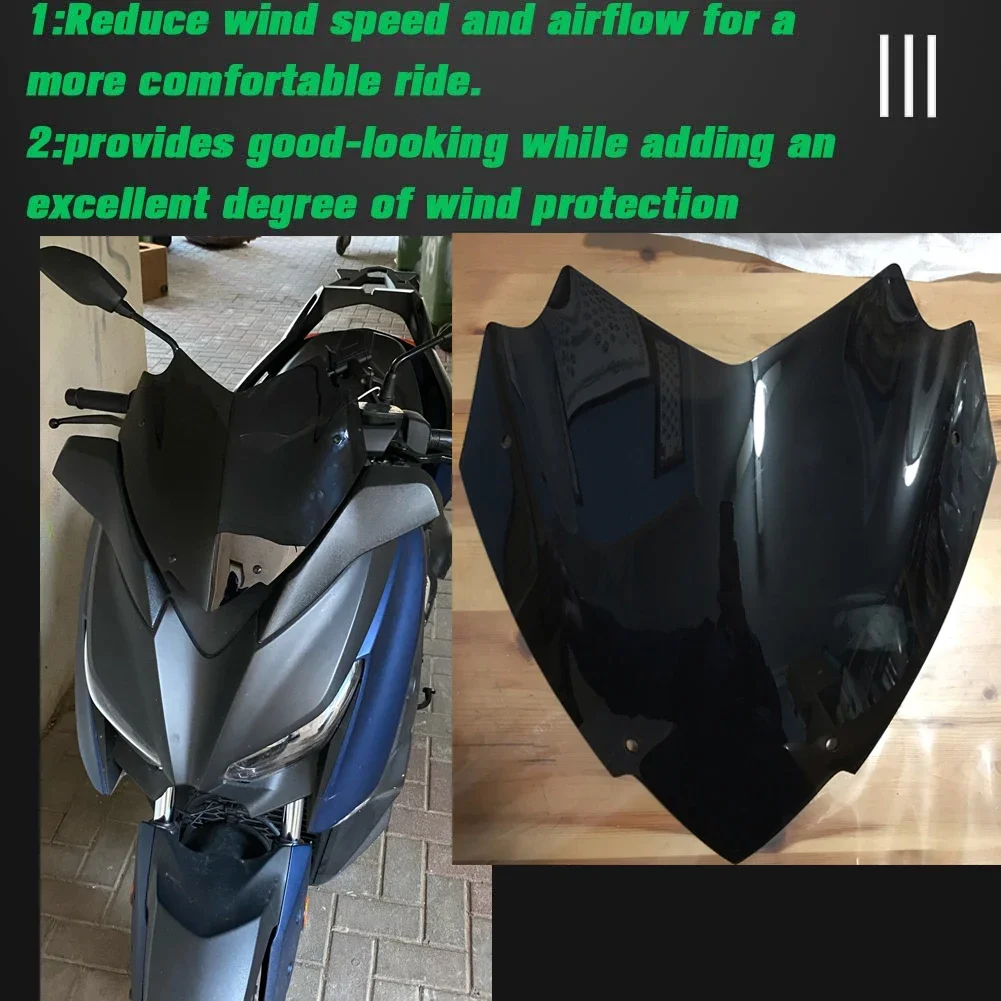 Motorcycle Windshield Windscreen Deflector for Yamaha xmax 300 250 X-MAX 125 XMAX 400 18 2019 2020 2021 2022 XMAX300 Accessories