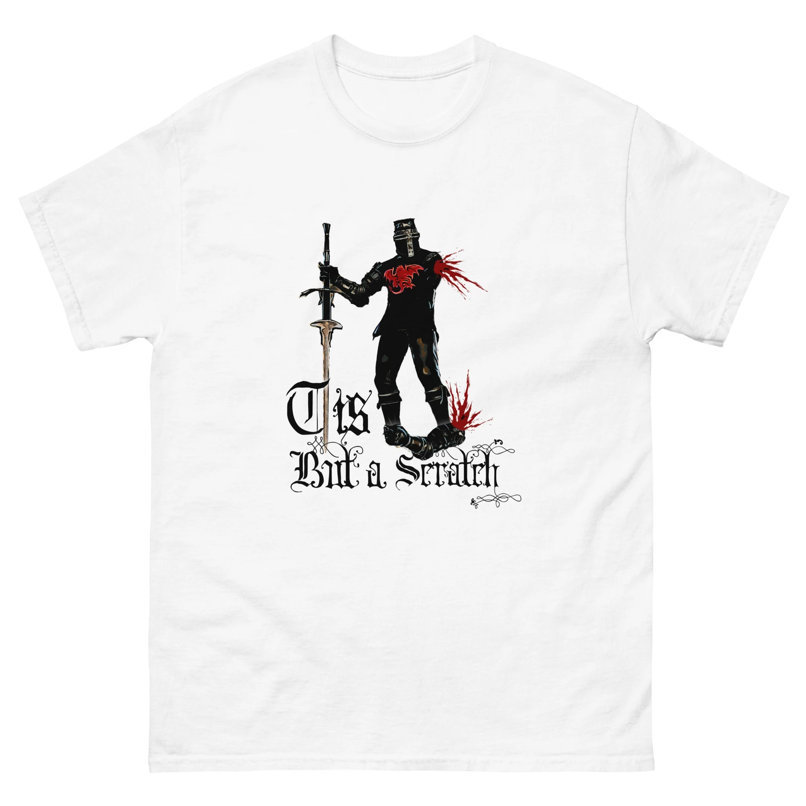 Monty python classic tee Tis but a scratch shirt