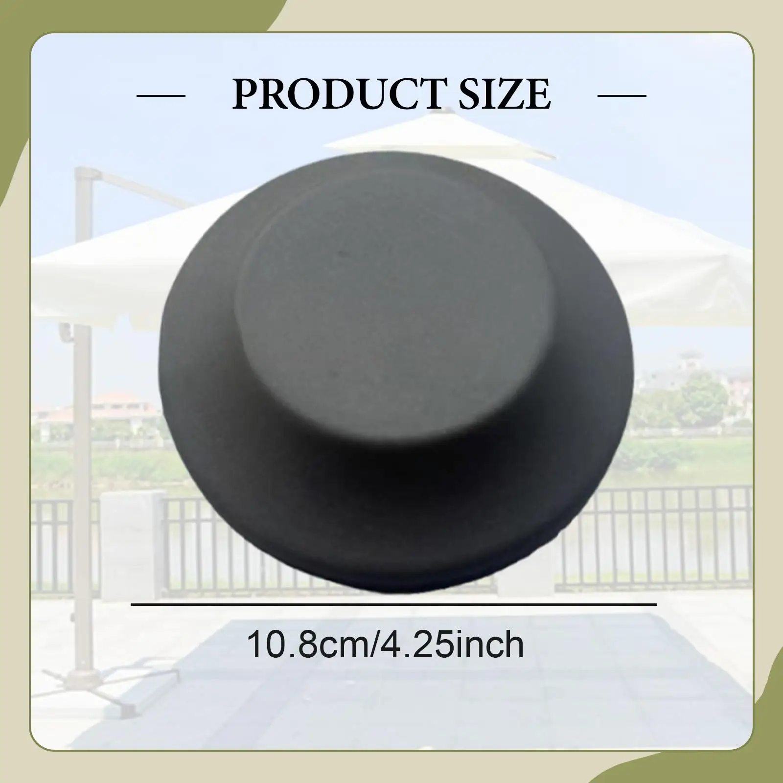 Outdoor Umbrella Parts Patio Umbrella Tip Cap Parasol Accessory Directly Replace for Outside