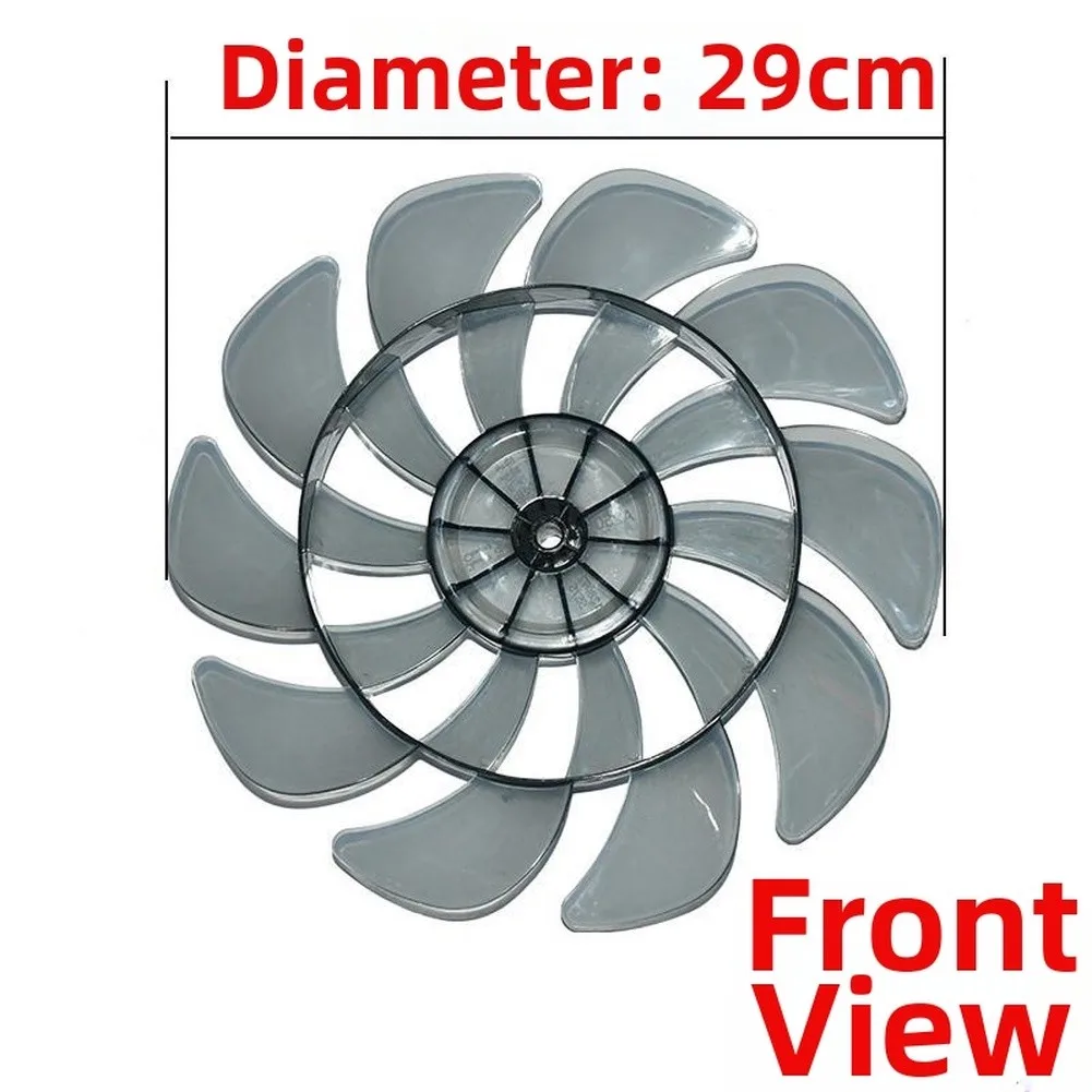 Fan Blade Replacement Set for Meiling For Changhong 10 inch 12 inch Tabletop Floor Fans Made of Heat Resistant PP Plastic