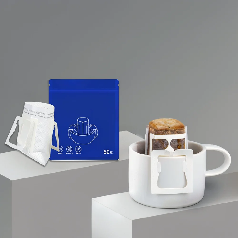 Coffee Filter Bag Hanging Ear Style Disposable Drip Brewing Paper Non Woven Mesh For Travel Outdoor Coffee Accessory