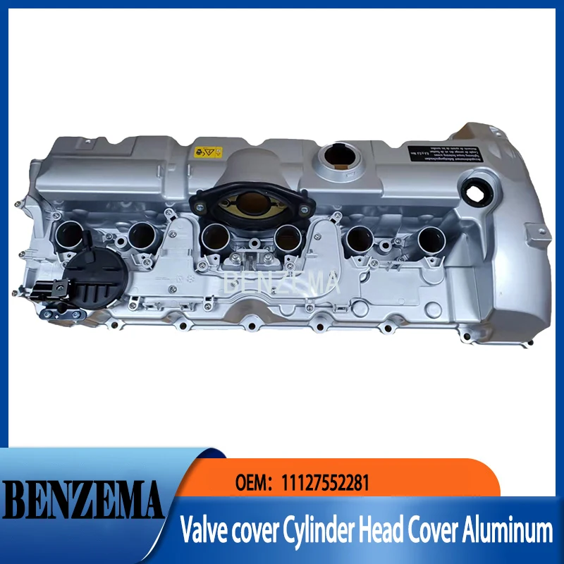 

For BMW 128i 328i 328xi 328i xDrive E70 E82 E90 X3 X5 Z4 F10 528i 528xi N52/N51 3.0L V6 Aluminum Engine Valve Cover 11127552281