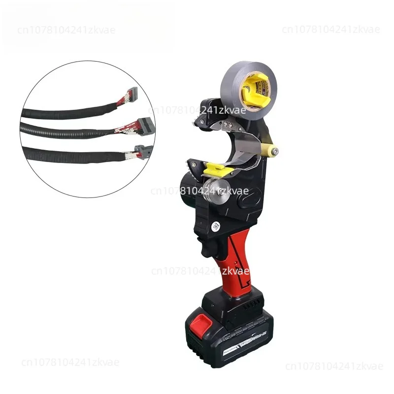 One Machine Dual-Use Light Hand Held Wire Harness Taping Machine  Can Lasts 5 Hours Suitable for OD 2 - 35mm