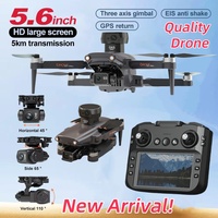 High-Quality Drone 3 axis Anti-shake Gimbal GPS Positioning Automatic Return OAS 4.5 Inch Screen HD Real-time Aerial Photography