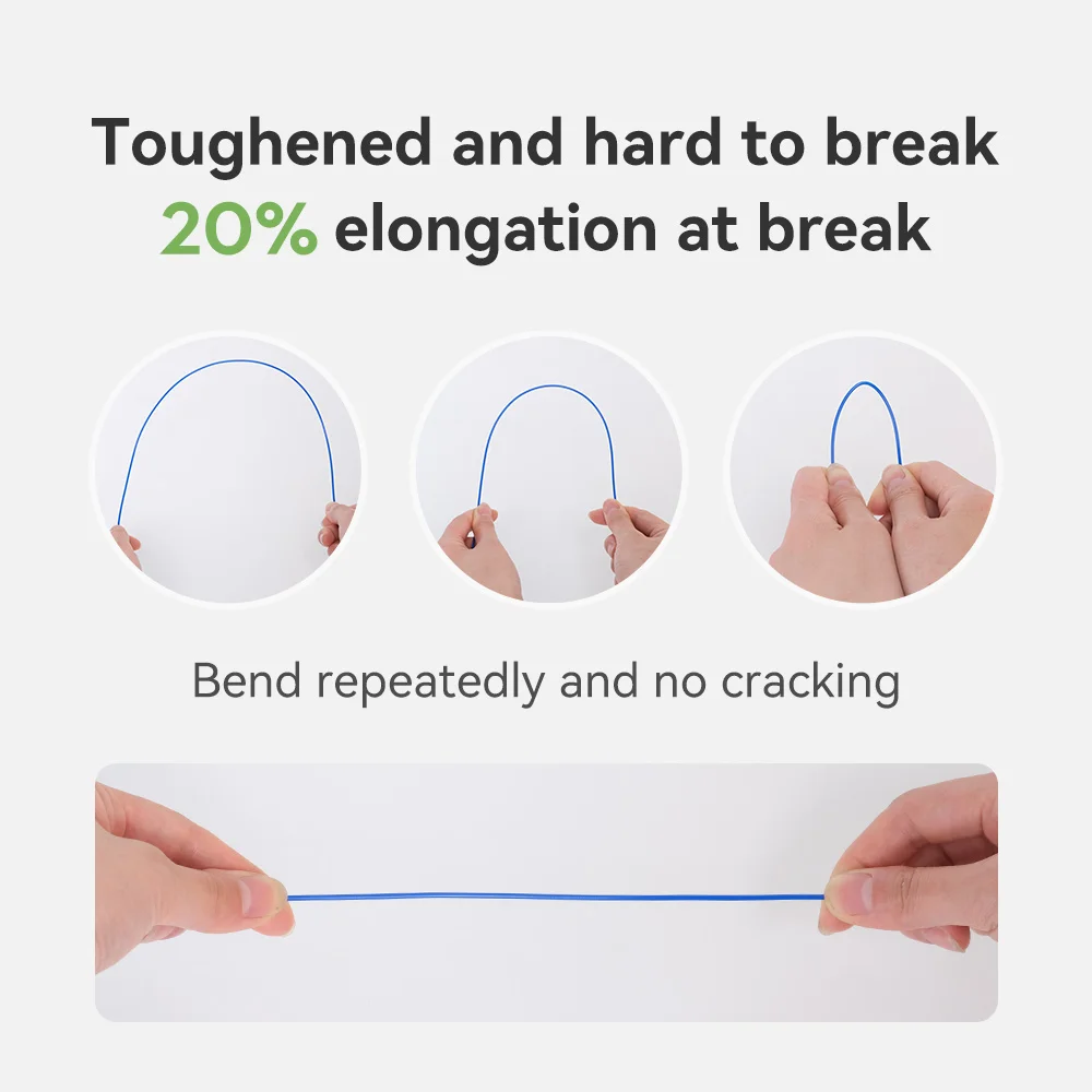 eSUN 3D Filament PLA+ For Bambu Lab Raise3D 1.75MM 1KG PLA Plus 3D Printer Filaments Upgraded Color PLA+ 3D Printing Material