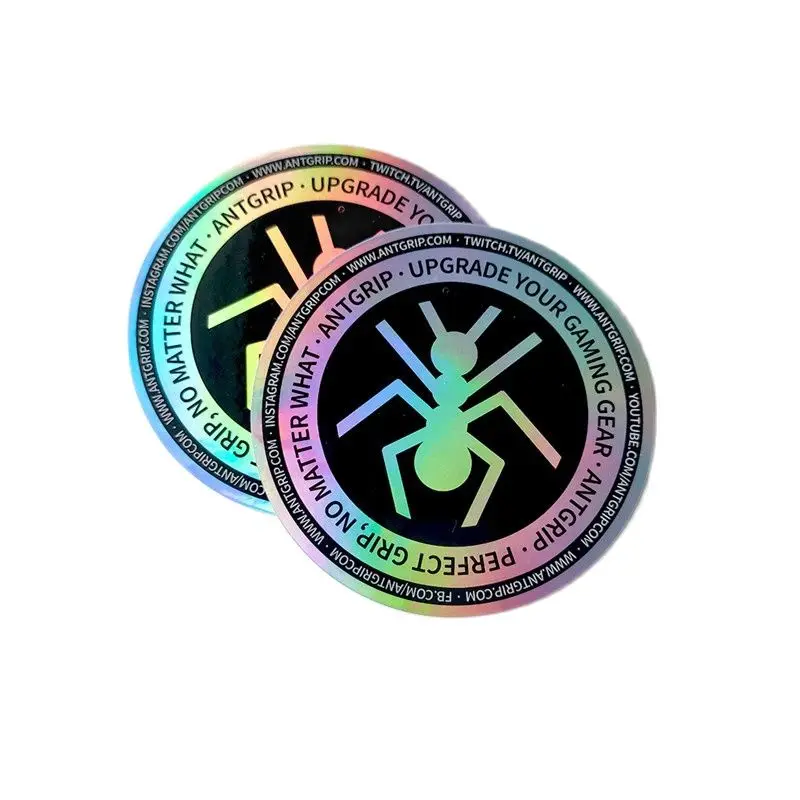 Custom Hologram Die Cut Sticker Adhesive Label Vinyl PVC Self-Adhesive Waterproof Die Cut Custom Color Custom Shape Custom