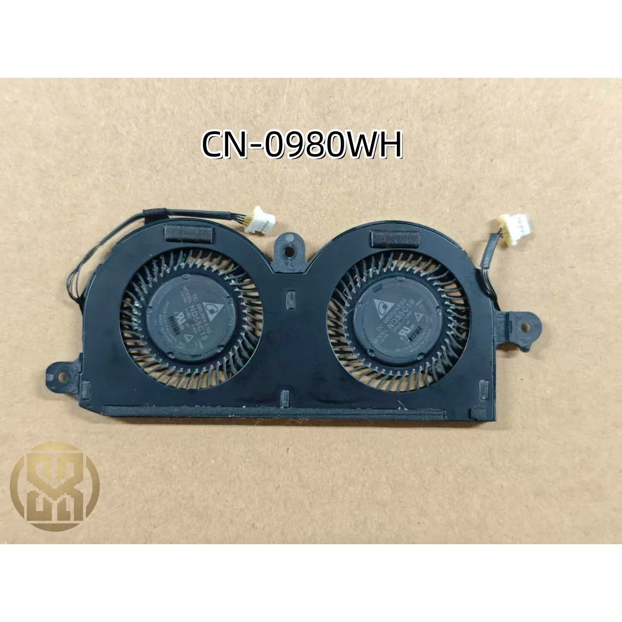 NEW Laptop CPU Cooling Fan FOR ND55C19 DC05V 0.40A -16M01 3.4CFM For Dell XPS 13 9370 CN-0980WH
