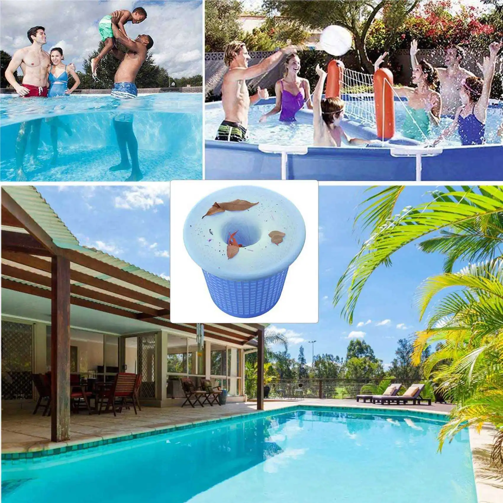

AB33-30Pcs Pool Skimmer Socks Skimmer Basket Filter Pool Filter Saver Socks, Swimming Pool Skimmer Socks For Filtering Leaves