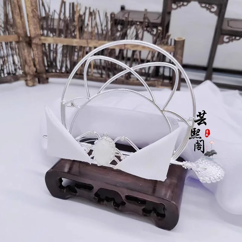 Tian Guan Ci Fu Shi Qingxuan versione donna Cosplay capelli corona fascia Fan Anime Cosplay puntelli uomo donna accessori per capelli festa