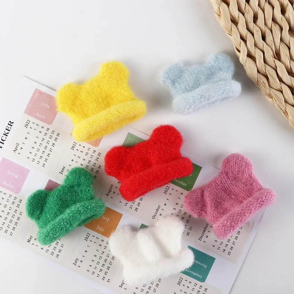 Knitted Mini Knitted Hats Handmade Materials Mini Knitted Finger Cap Cute Colorful DIY Doll Decorative Cap Children Gift