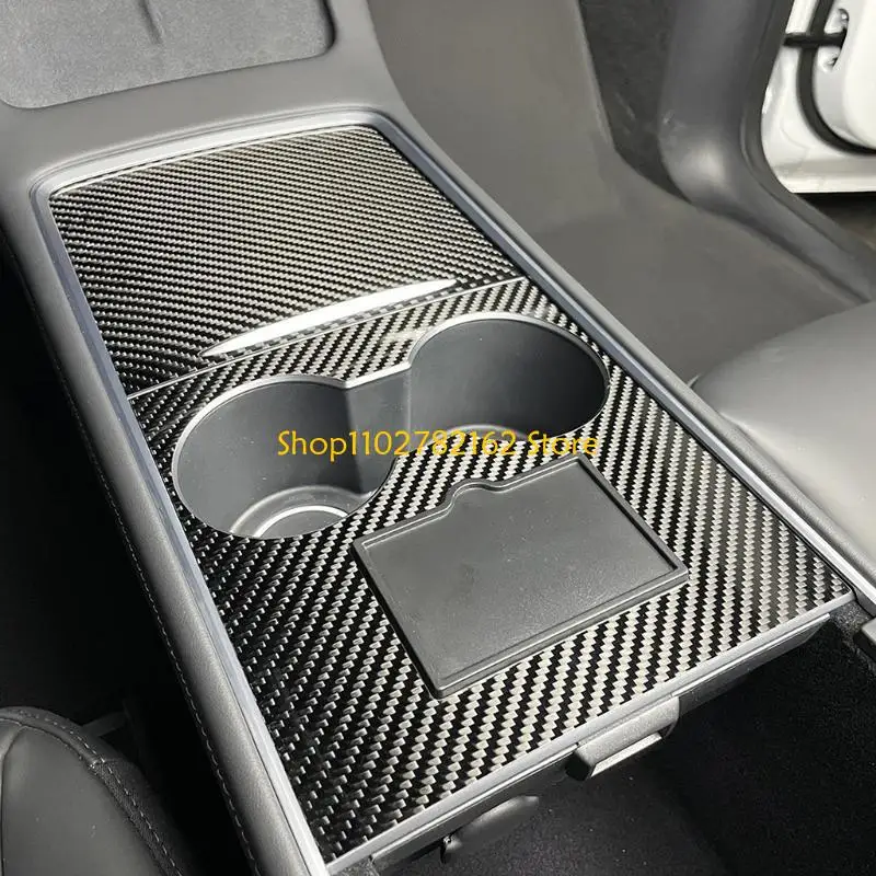 

547B Interior Central Control Panel Sticker Wrap-edge Carbon Fiber Design for Car 3 Y Cover Auto Easy Installation