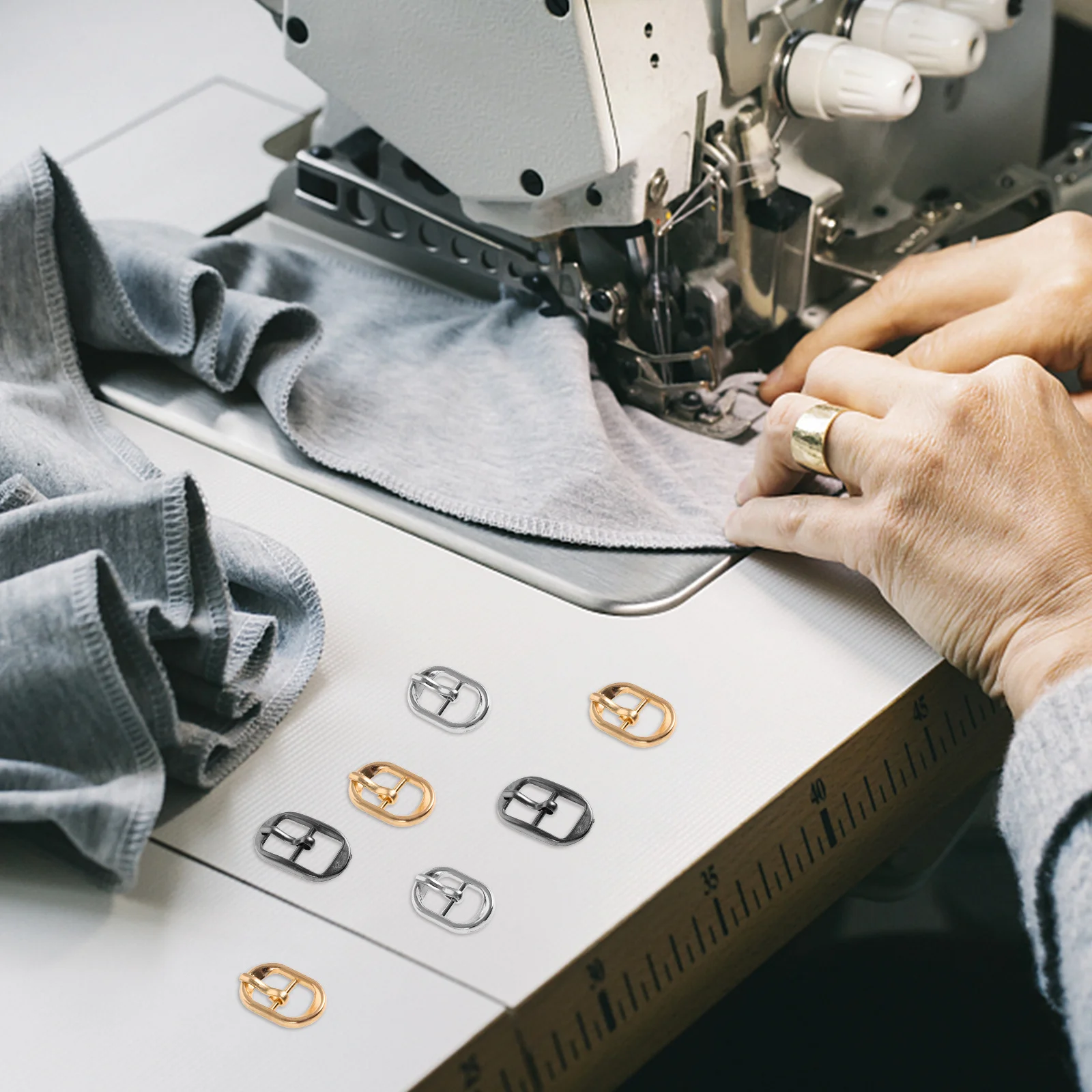 30 قطعة من أبازيم حزام صغيرة من الفولاذ المقاوم للصدأ لاستبدال إكسسوارات الملابس اليدوية ذاتية الصنع