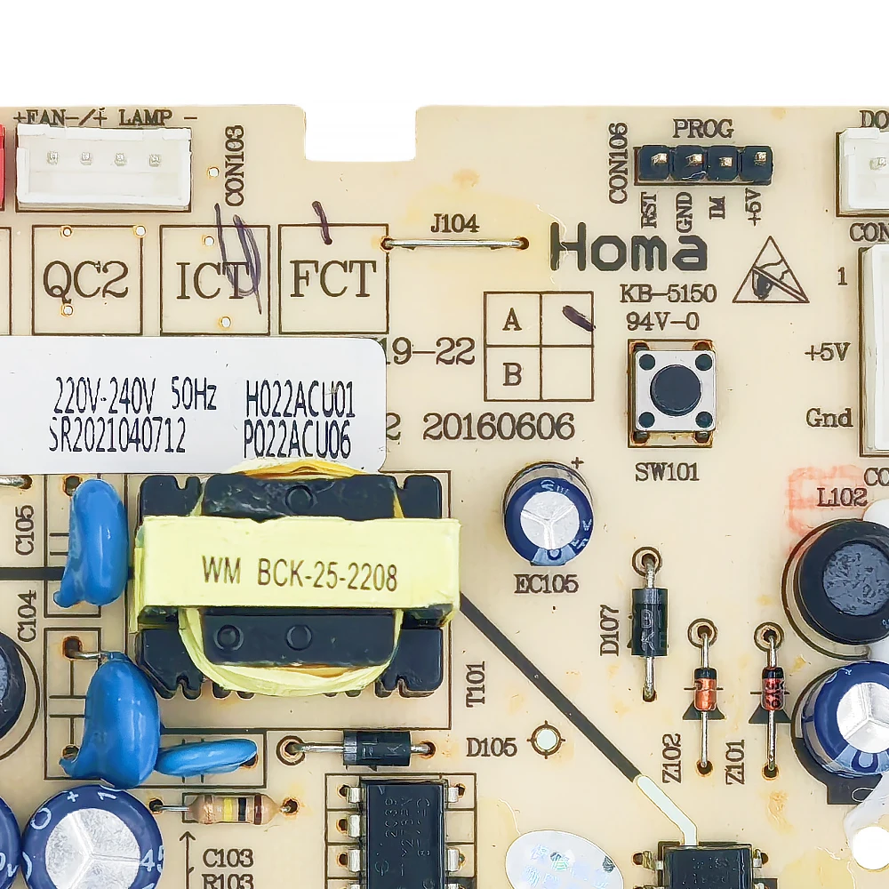 W19-22A دائرة PCB HT-PCB-247-A11159B-PC-V01A لوحة تحكم لثلاجة هوما أجزاء اللوحة الأم للفريزر