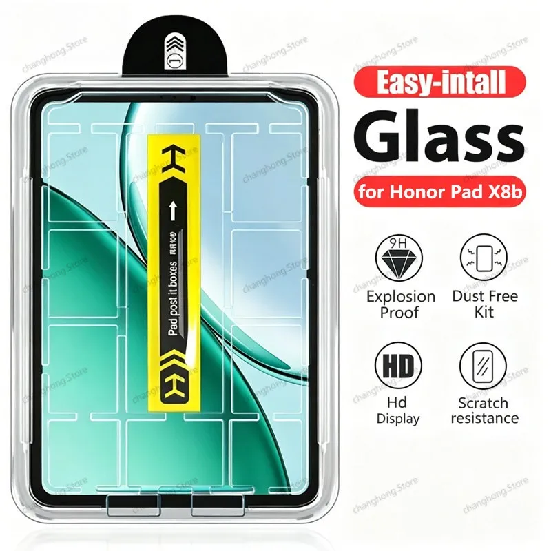 Easy Installation Tempered Glass Film for Honor Pad X8b 11inch 2026 X8a X9a X9 Pro 11.5 X7 8.7