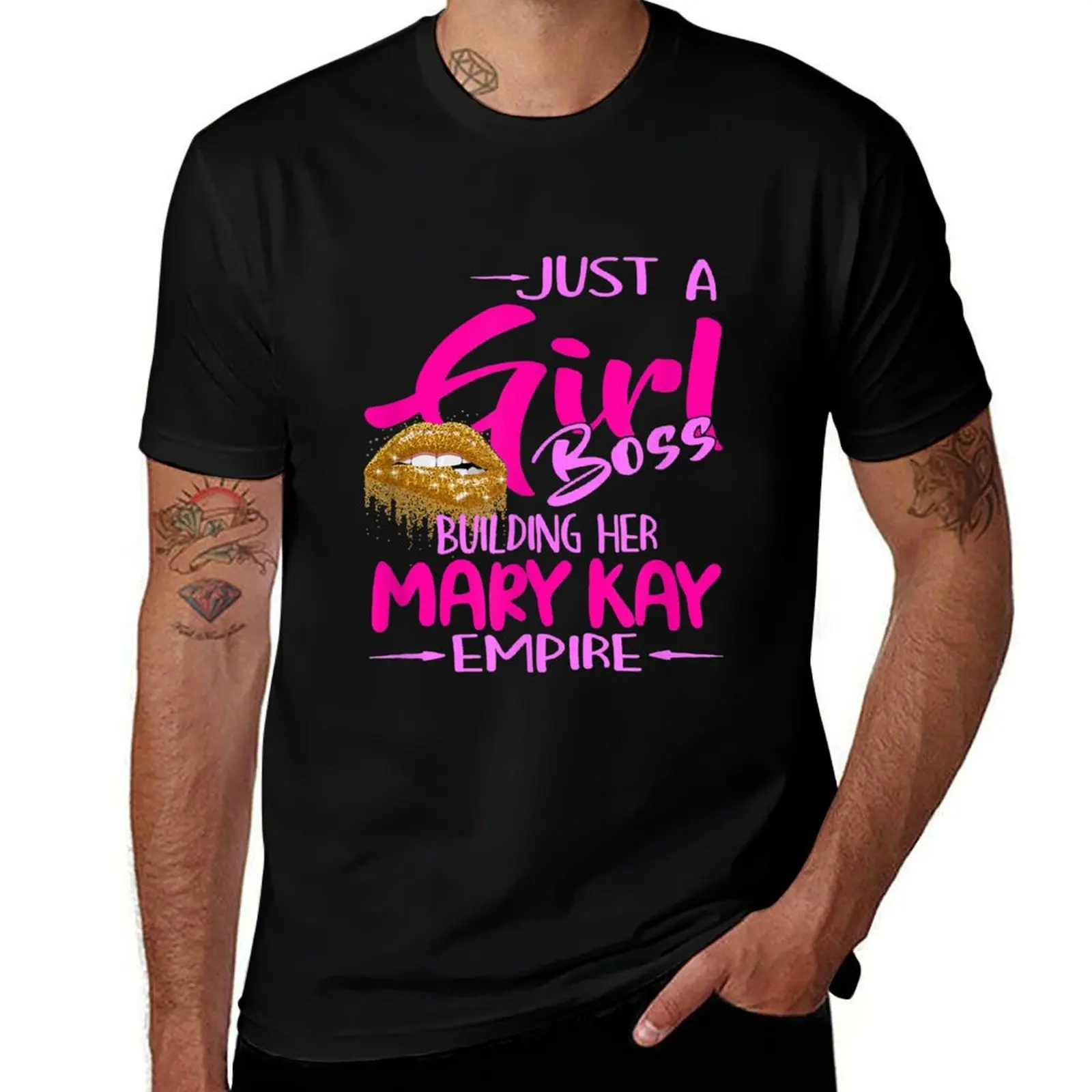 Just a girl boss building her mary kay empire gift for women T-Shirt Plus Size Lightweight Top T-Shirt