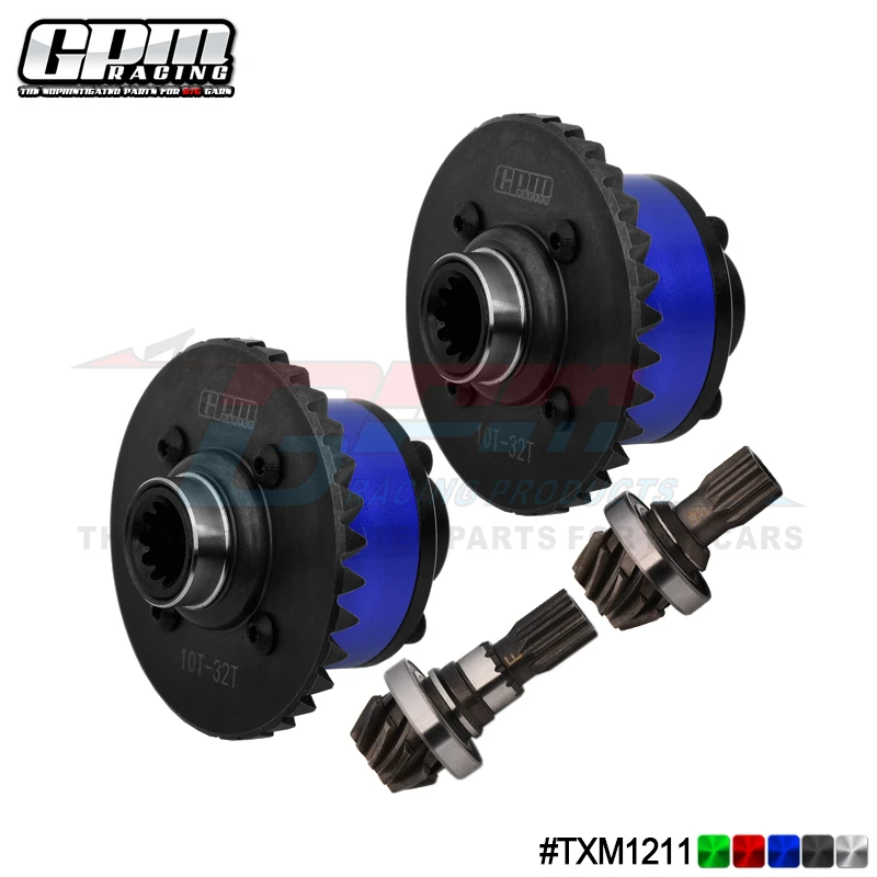 GPM Carbon Steel +7075 Alu F & R Complete Differential For TRAXXAS X-Maxx XRT