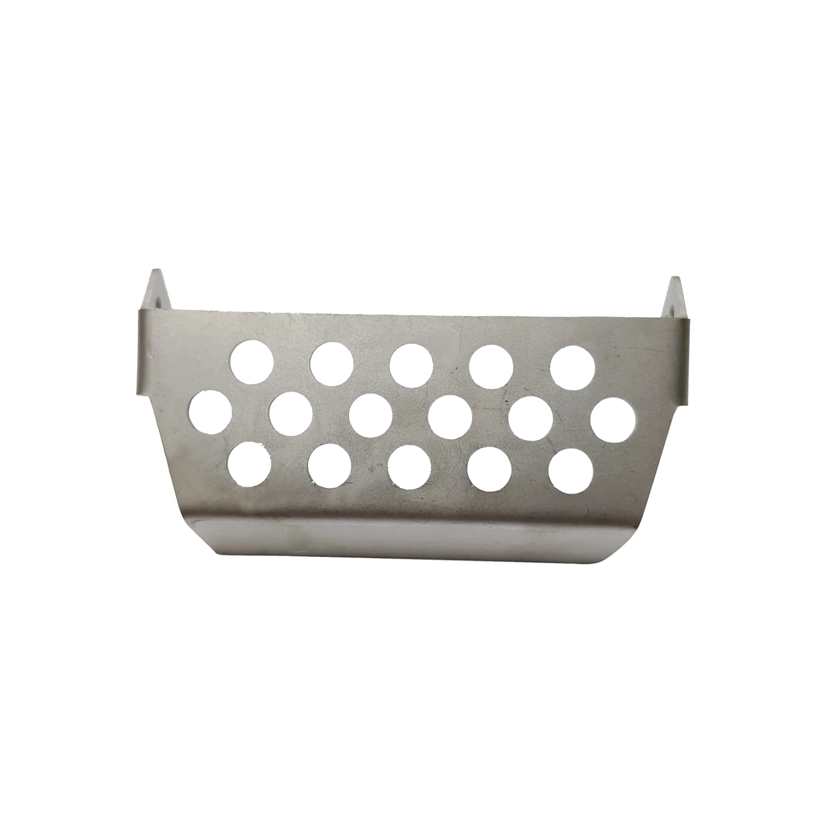 B24C-2X parachoques delantero de acero inoxidable inferior + eje + juego de placa de deslizamiento de protección de montaje de caja de cambios para AXIAL SCX10 II 90046 90047