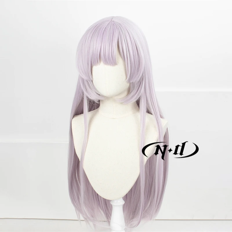 ND Hella คอสเพลย์วิกผม Path to Nowhere คอสเพลย์สีม่วงผมยาวหยิกวิกผมสําหรับเกม Comic Con Coser สังเคราะห์ทนความร้อน