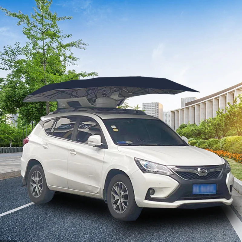 High Quality Remote Control Smart Car Umbrella Sun Shade Automatic Umbrellas For Cars