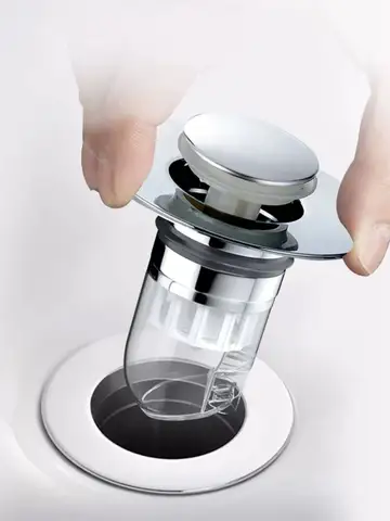 Universal Basin Pop-up Drain Filter Wash Basin Hair Sink Strainer Kitchen Bathtub Stopper Shower Plug Bathroom Tool