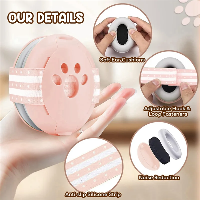 

AT93-Noise-Reducing Headphones Suitable For Babies, Used To Protect Hearing And Improve Sleep.