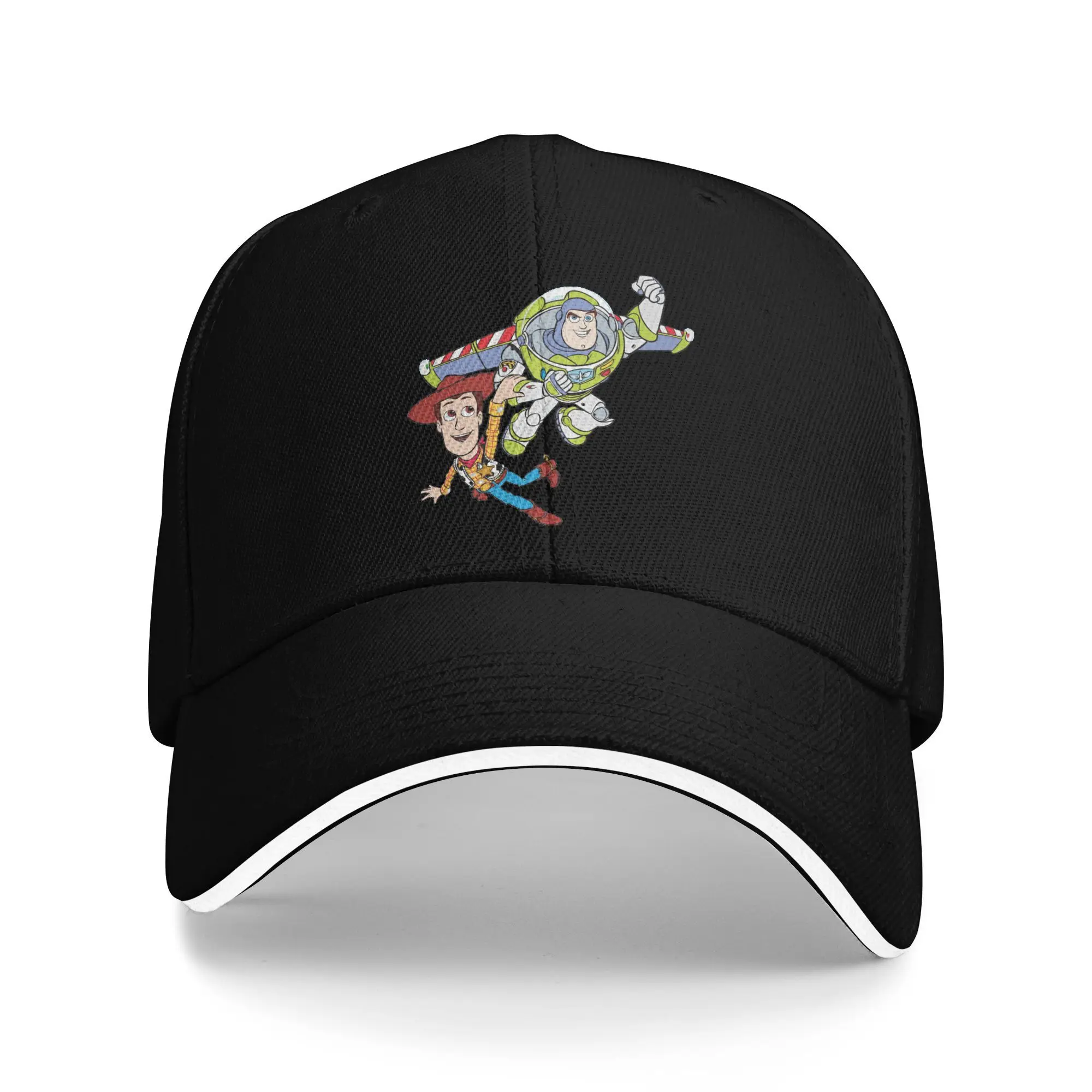 

Toy Story Buzz Lightyear and Woody Baseball Cap y2k Cool Hip Hop Hats Summer Unisex Men Outdoor Gym Snapback Cap