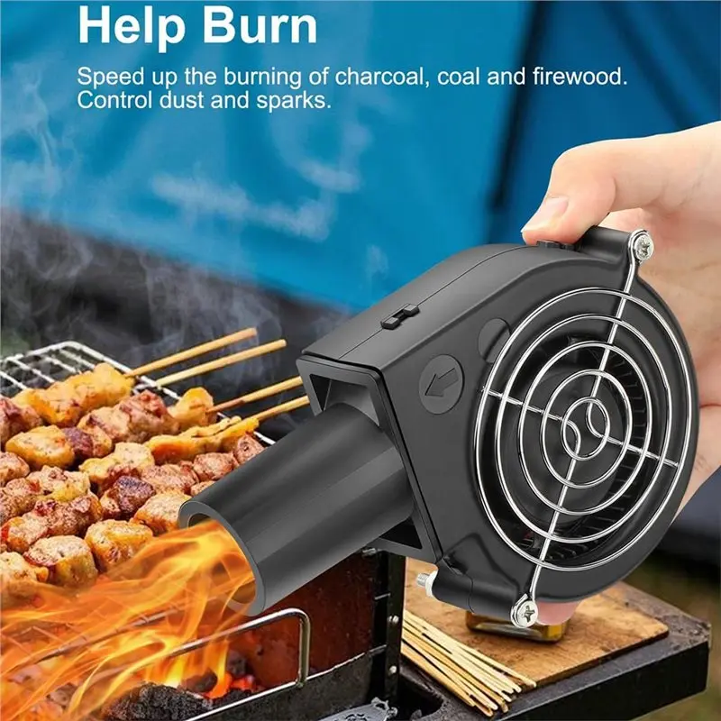 AB33-For DIY Cooling Projects, BBQ 5V Blower Fan Adjustable Speed Control, Squirrel Cage Fan For BBQ& Drum Smoker